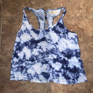 Hollister flowy tie dye tank top